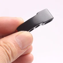 Нержавеющая сталь Скоба парусный такелаж Скоба веревка выживания D форма черный