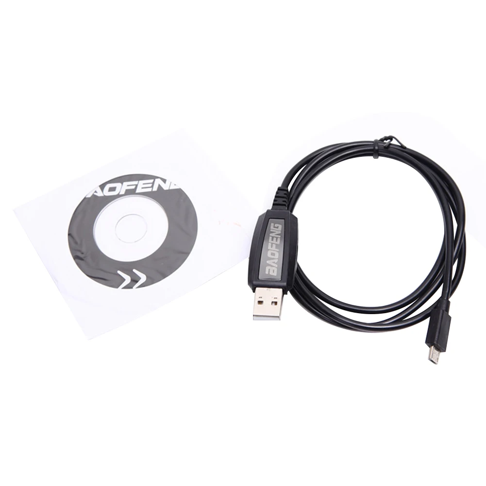 Прочный USB провод Walkie Talkie Профессиональный с CD аксессуаром радио портативный кабель программирования линии для Baofeng BF-T1 9100