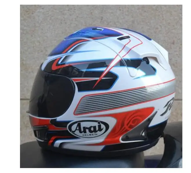 Мотоциклетный шлем полный шлем arai мотоциклетный полный шлем Сертификация ECE Синий 9