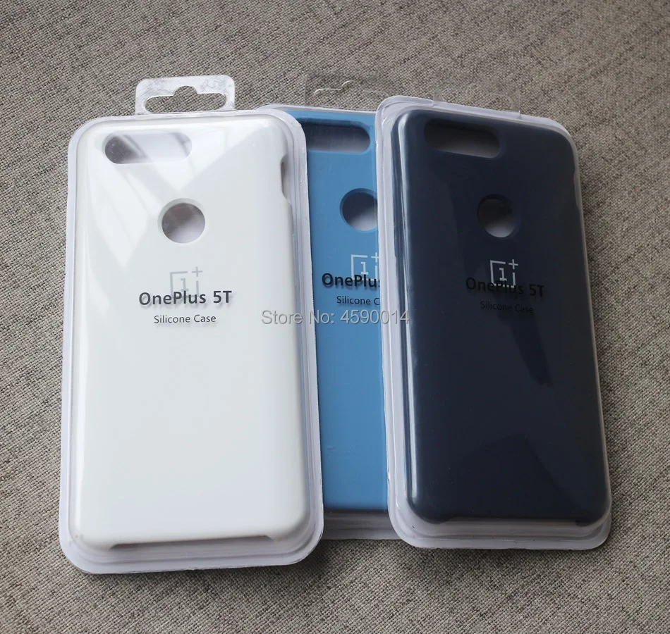 Оригинальная упаковка Oneplus 5T чехол песчаник силиконовый Karbon 1+ 5T Задняя Крышка