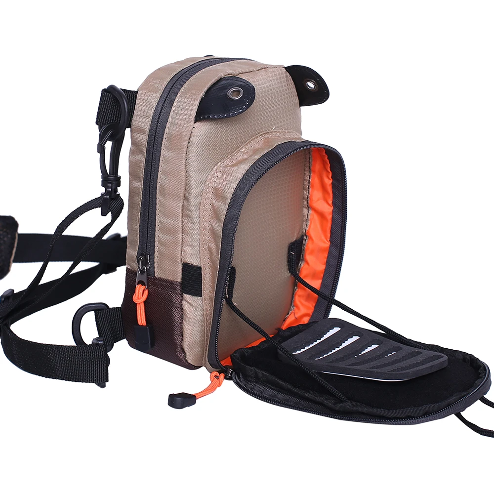 

Fly Fishing Chest Pack Lightweight Waist Bag Mini Tackle Storage Backpack
