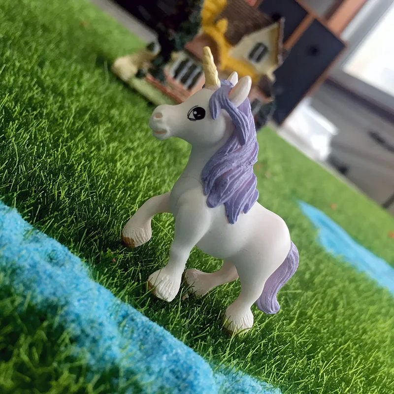 Miniature Rainbow Cake Decoration Unicorn Cake Flag Decoration Pegasus Unicorn Happy Birthday Party Cupcake Decoration Wedding