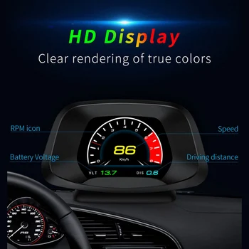 

2In1 Car Driving Computer OBD+GPS Car Head-up Display OBD Head-up Instrument Projector Multi-function Head-up Display Kit