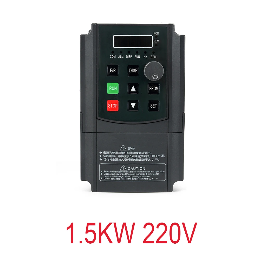 1.5kw 220V 220 кВт 220 В VFD инвертор 3 кВт/4 кВт/кВт преобразователь частоты 1p-вход 3p-выход в для ЧПУ управления шпинделем двигателя - Цвет: 1.5kw 220V