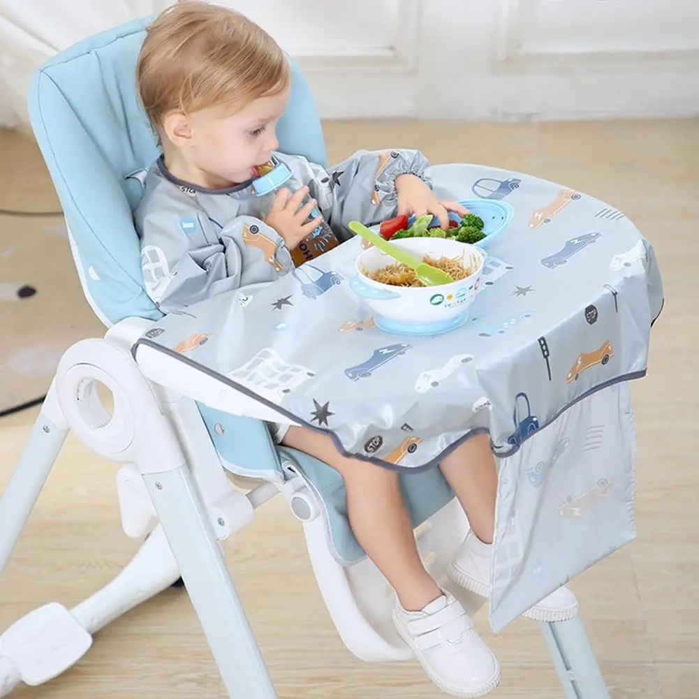 Newborn Baby Eating Bib Eating Artifact Bib Tray Anti-dirty Integrated Dining Table Pad Dining Chair