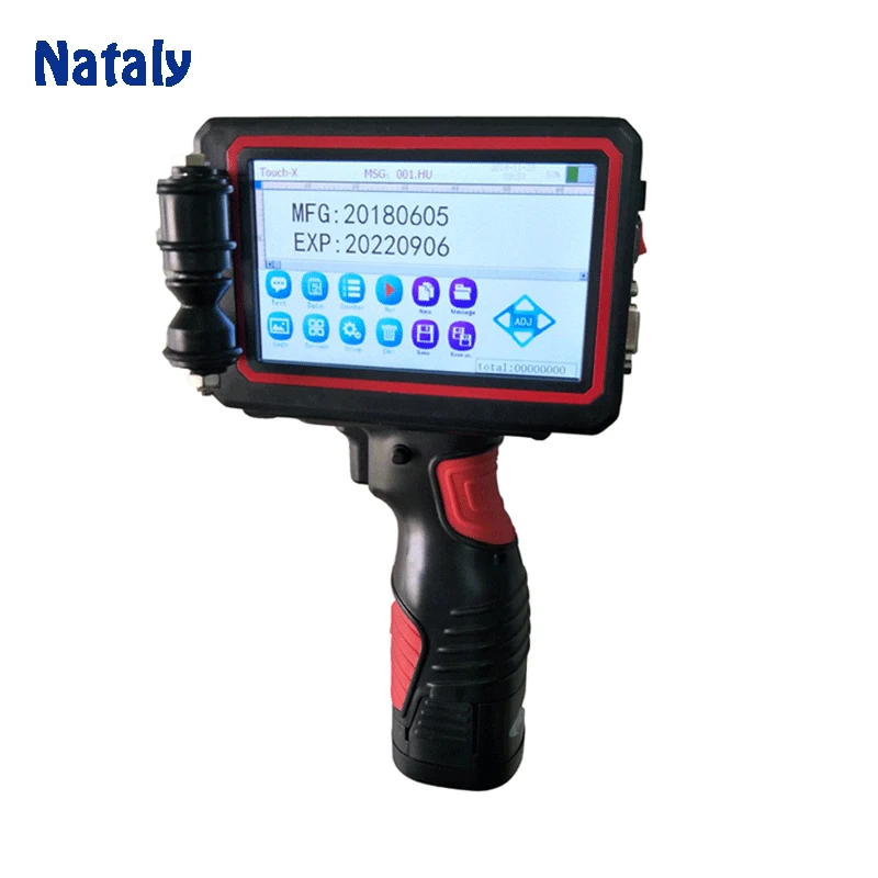 Portable Expiry Date Batch Code Handheld Inkjet Printer With Good Price