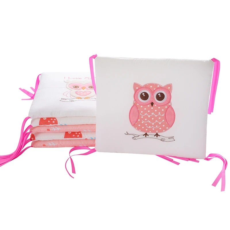 1 6pcs Подушка-бампер для детской кроватки, Подушка для кормления, лиса, слон, детское постельное белье, подушка-бампер для детской кроватки, защита для новорожденных, декор для детской комнаты, 6 шт./12 шт - Цвет: 1 6pcs