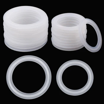 

5Pcs New Useful Silicone Seal Gasket Band Ring Washer for Homebrew Dairy Product O/D Sanitary 2 "Tri Clamp Food Dense Rubber
