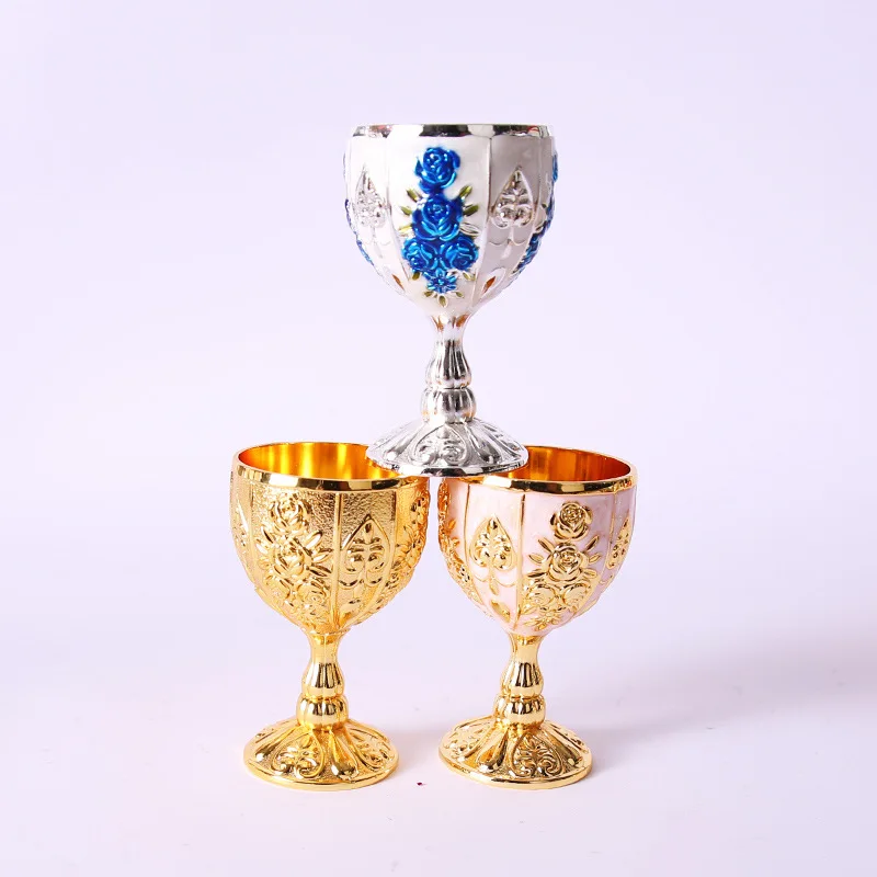 

2 PCs Small Wine Cup Shooter Glass European-Style High-End 30 Ml White Wine Glass Creative Household Glass White Wine Glass