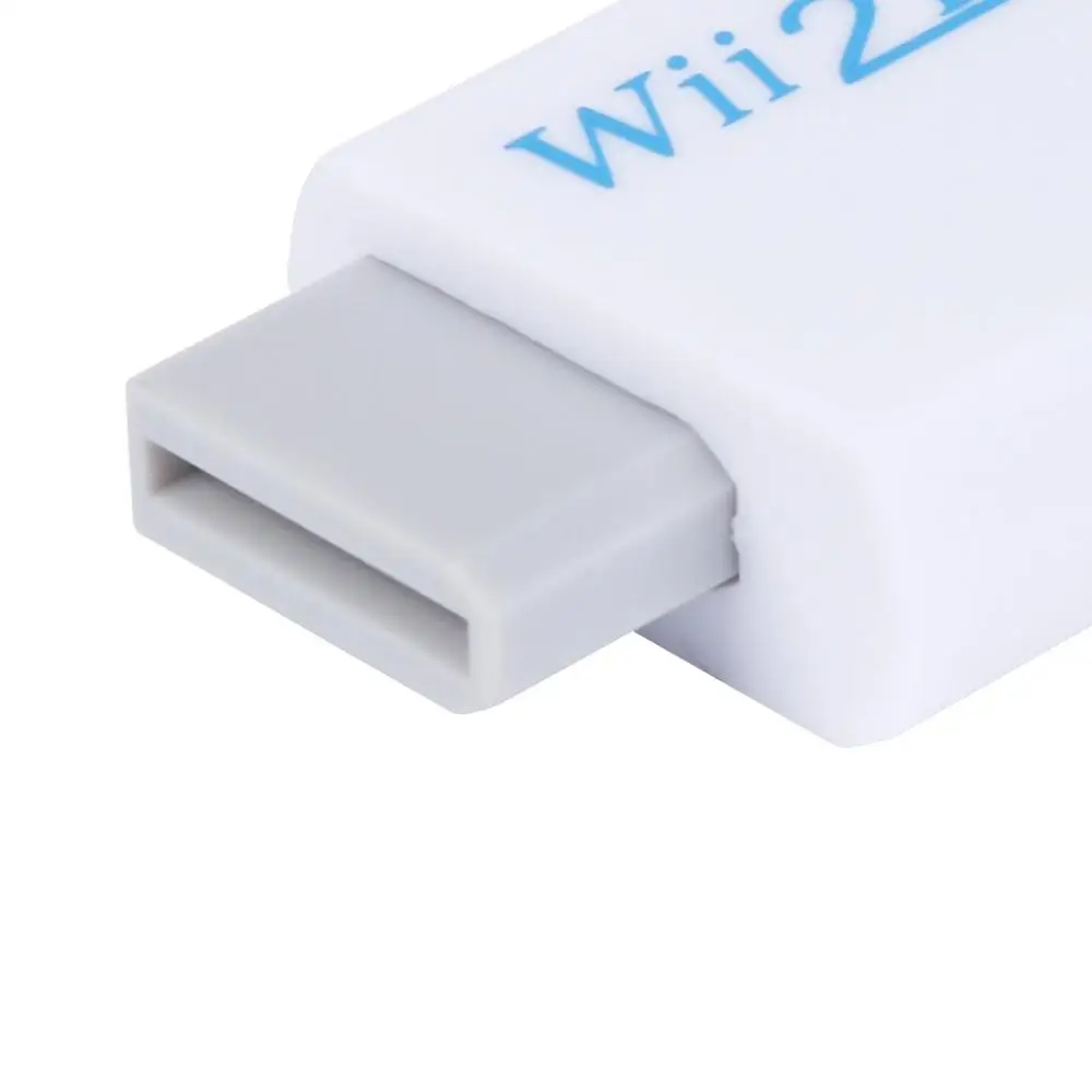  WII A HDMI ADATTATORE WII2HDMI USCITA 1080P 720P CONVERTITORE AUDIO da 3.5MM FULL HD