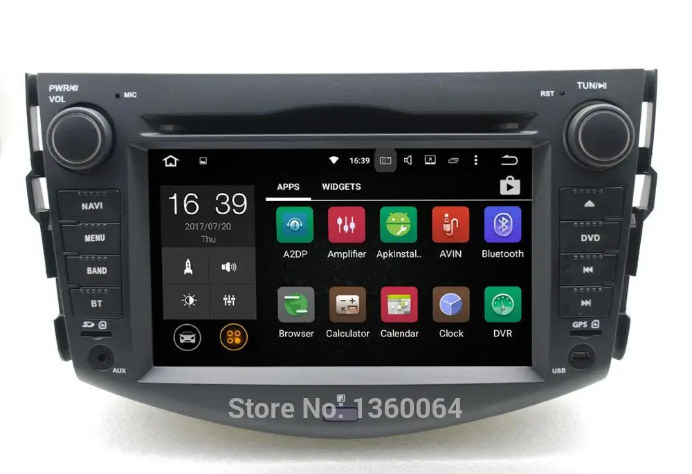 Магнитола для Toyota стерео-система на Android 7 1 2 Гб ОЗУ с DVD GPS Wi-Fi Bluetooth rav4 2007 2008 2009 2010 2011