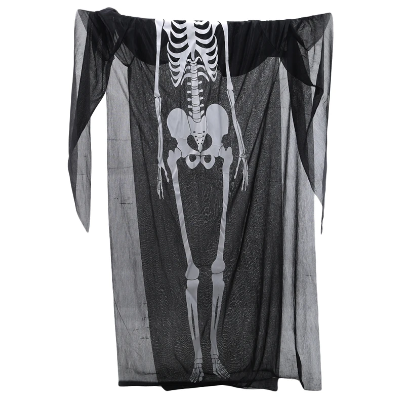Robe Ghost Skeleton Costume Scary Halloween Costumes For Kids Horror