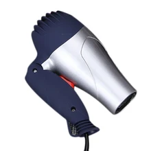 GW мини портативный складной компактный фен с ручкой 1500 Вт фен для волос с горячим воздухом, низкий уровень шума, длительный срок службы, для путешествий на открытом воздухе, с европейской вилкой