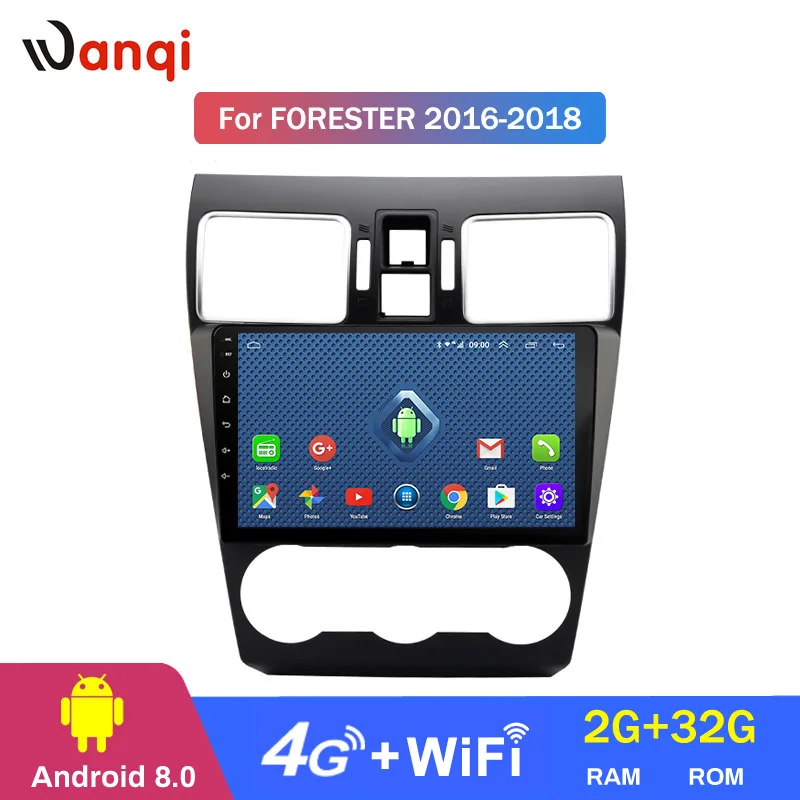 

4G Lte All Netcom 9 INCH Android 8.0 Car Radio for Subaru Forester 2016 2017 2018 Head Unit 1080P Video Bluetooth