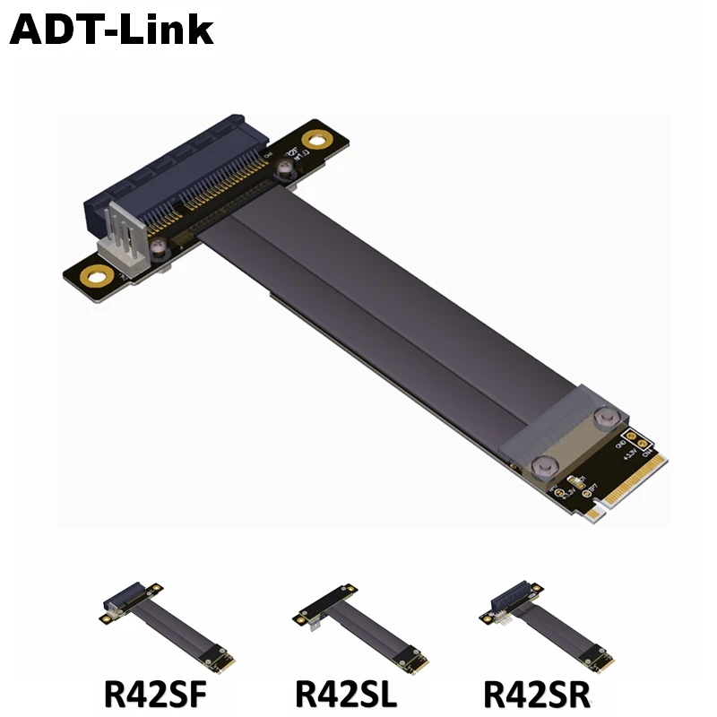 Удлинительный кабель R42SF/R42SL/R42SR PCIe x4 3 0 PCI Express 4x на M.2 NVMe Key 2280 карта расширения Gen3.0