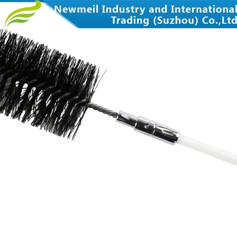 1Set Chimney Cleaner Brush Cleaning Rotary Sweep System Fireplace Kit Flexible Rod Tools