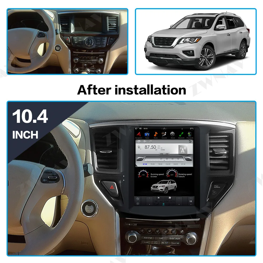 Verticl Tesla стиль Android 8,1 автомобильный dvd мультимедийный плеер для Nissan Pathfinder 2012+ Автомобильный gps навигатор Аудио Радио Стерео головное устройство