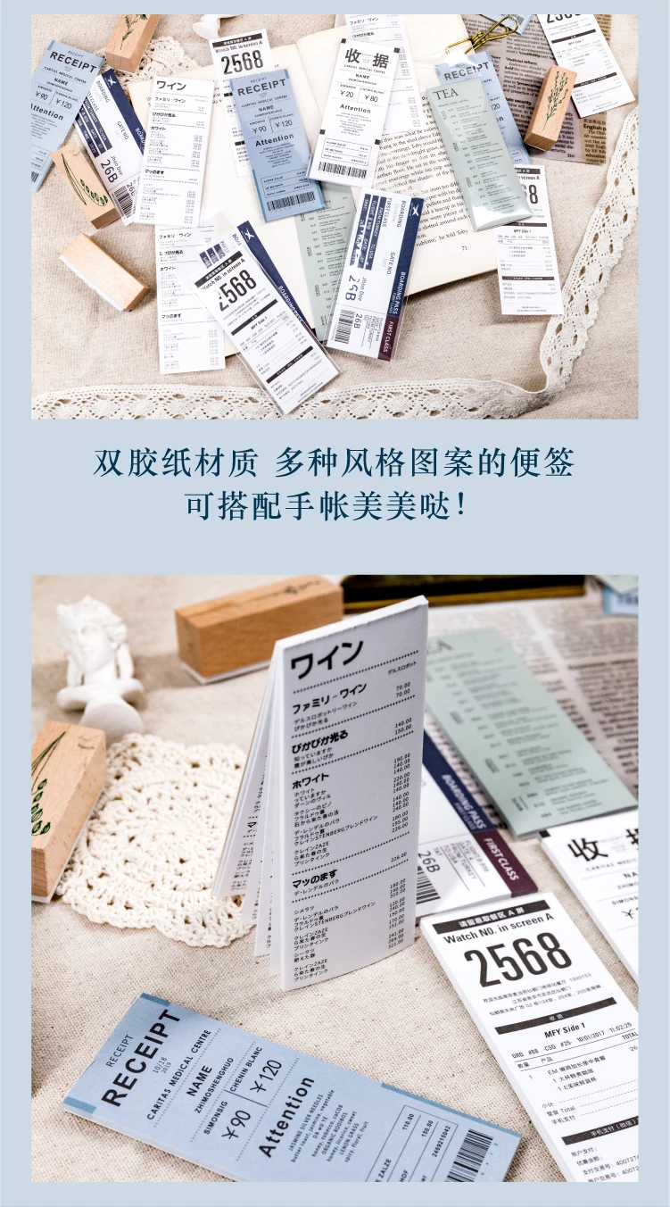 Ретро дорожный блокнот для заметок N Times Sticky Notes memo Notepad винтажные японские наклейки для купюр Закладка Bullet Journal канцелярские товары