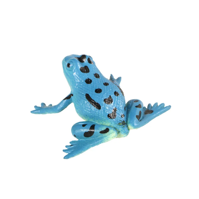 Simulation Action Mini Frog Model Smell-less Solid PVC Realistic Frog  Figure for Home Decorations Educational