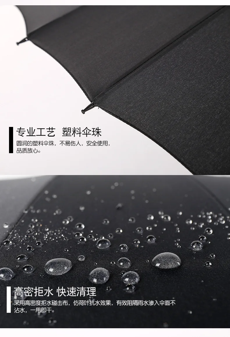 Хорошее качество 24K Сильный женский зонт Parapluie с длинной ручкой Зонт от дождя мужской ветрозащитный каркас из стекловолокна деревянный
