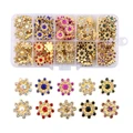 Flower rivet button