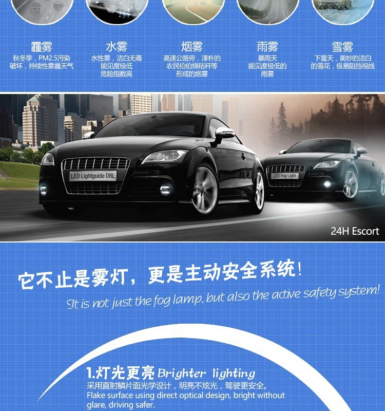 Unocar Car Styling Led Fog Lamp For Peugeot 3008 12 15 Drl Led Daytime Running Light Fog Light Parking Signal Accessories Car Light Assembly Aliexpress