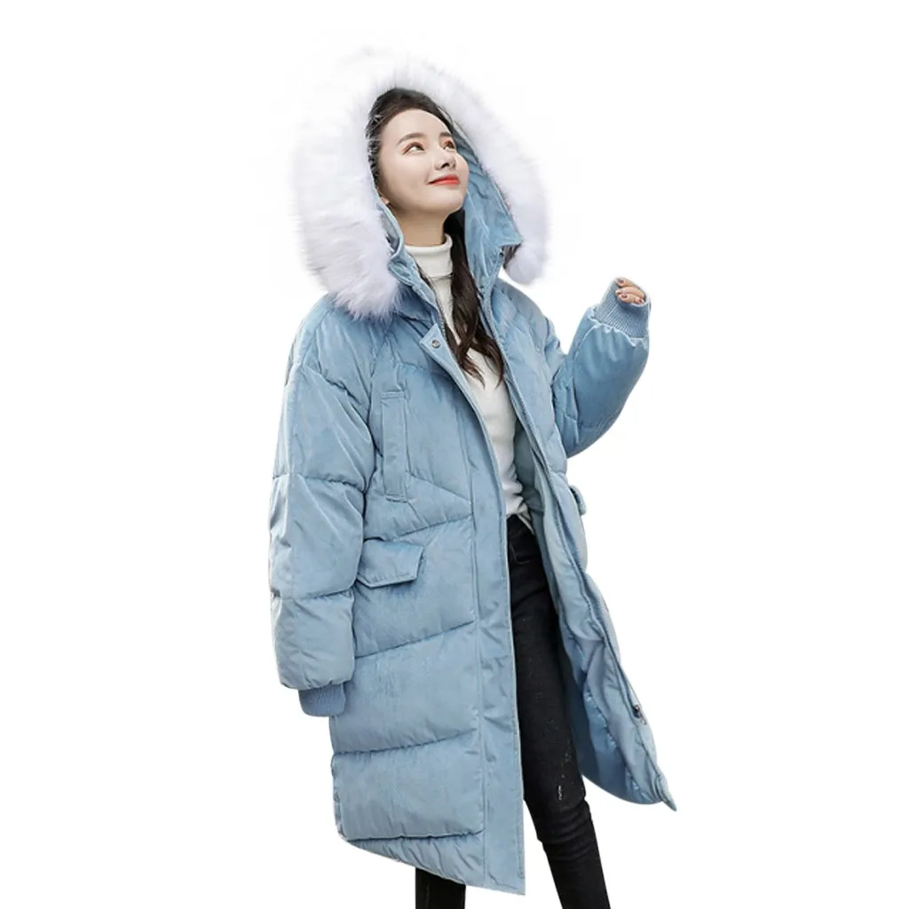 Пуховое пальто, модное женское зимнее осеннее Теплое повседневное пуховое пальто с капюшоном, куртка, верхняя одежда, женская одежда, пальто и куртки