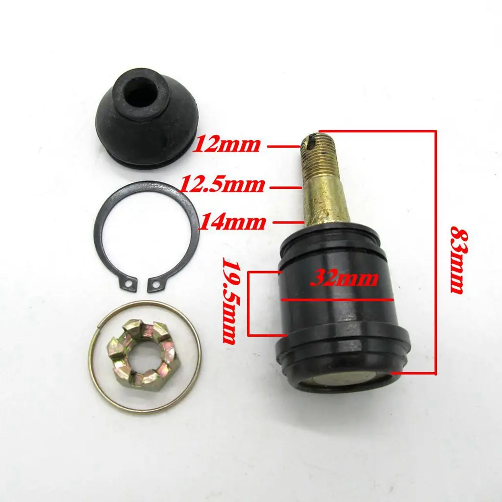 Motorcycle Tie Rod Ball Joint Kit Fits for 50cc 70cc 90cc 110cc 125cc 150cc 200cc 250cc ATV