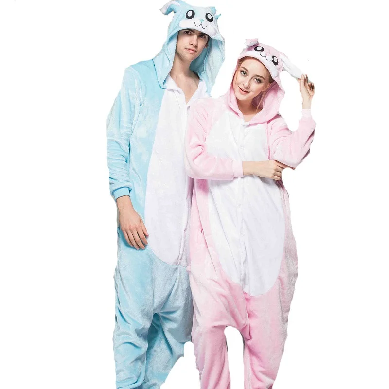 Flannel-Warm-Sleepwear-Rabbit-Animal-Pajamas-Women-Kigurumi-Long-Sleeve-Hooded-Animal-Rabbit-Onesie-One-Piece (2)