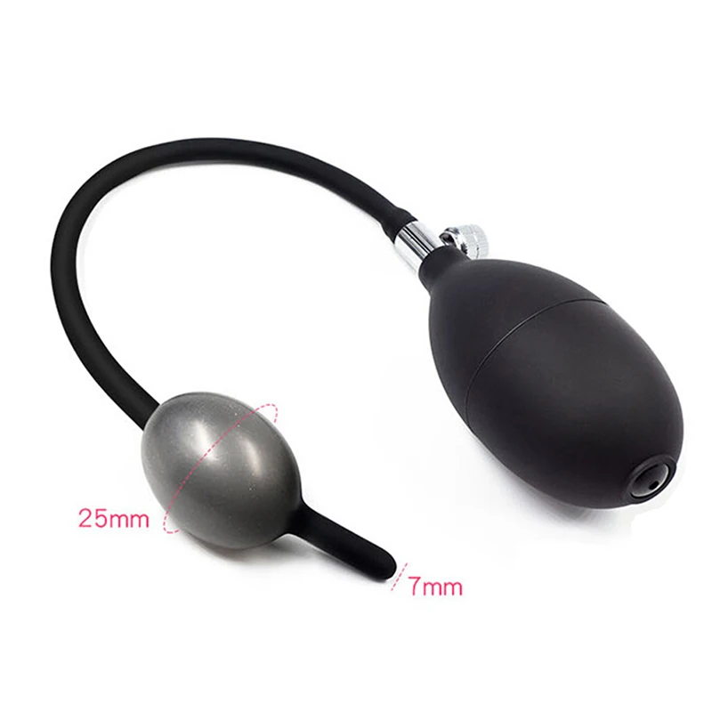 New Silicone Inflatable Male Urethral Catheter Penis Plug Inflate Urethral Sound Dilators Penis Insert Chastity Sex Toys Piece