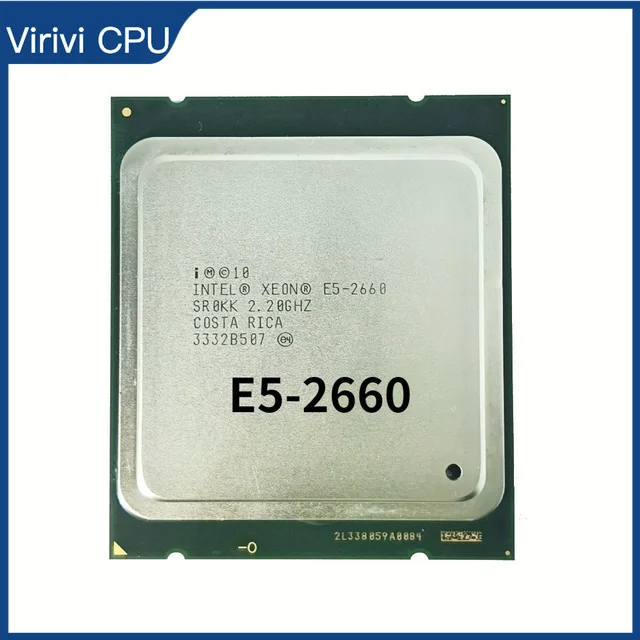INTEL XEON E5 2660 SR0KK C2 CPU 8 Nhân 2.20GHz 20M 8GT/S 95W Bộ Vi Xử Lý