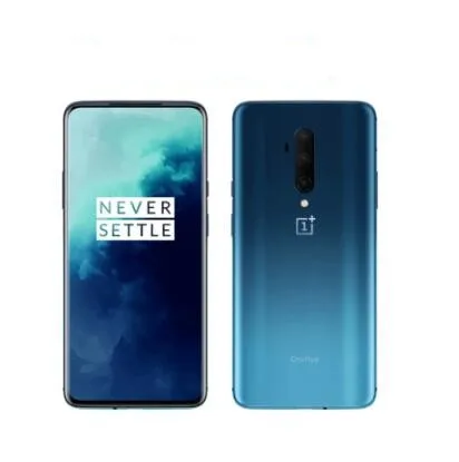 Глобальная версия OnePlus 7T Pro 8 Гб 256 ГБ Snapdragon 855 Plus смартфон 6,6" Fulid AMOLED 90 Гц дисплей 4085 мАч NFC UFS 3,0 - Цвет: Синий