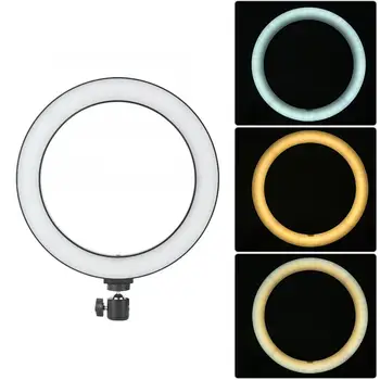 

10 inch LED Ring Light Living Broadcast Selfie Fill Lamp Dimmable 3 Light Modes