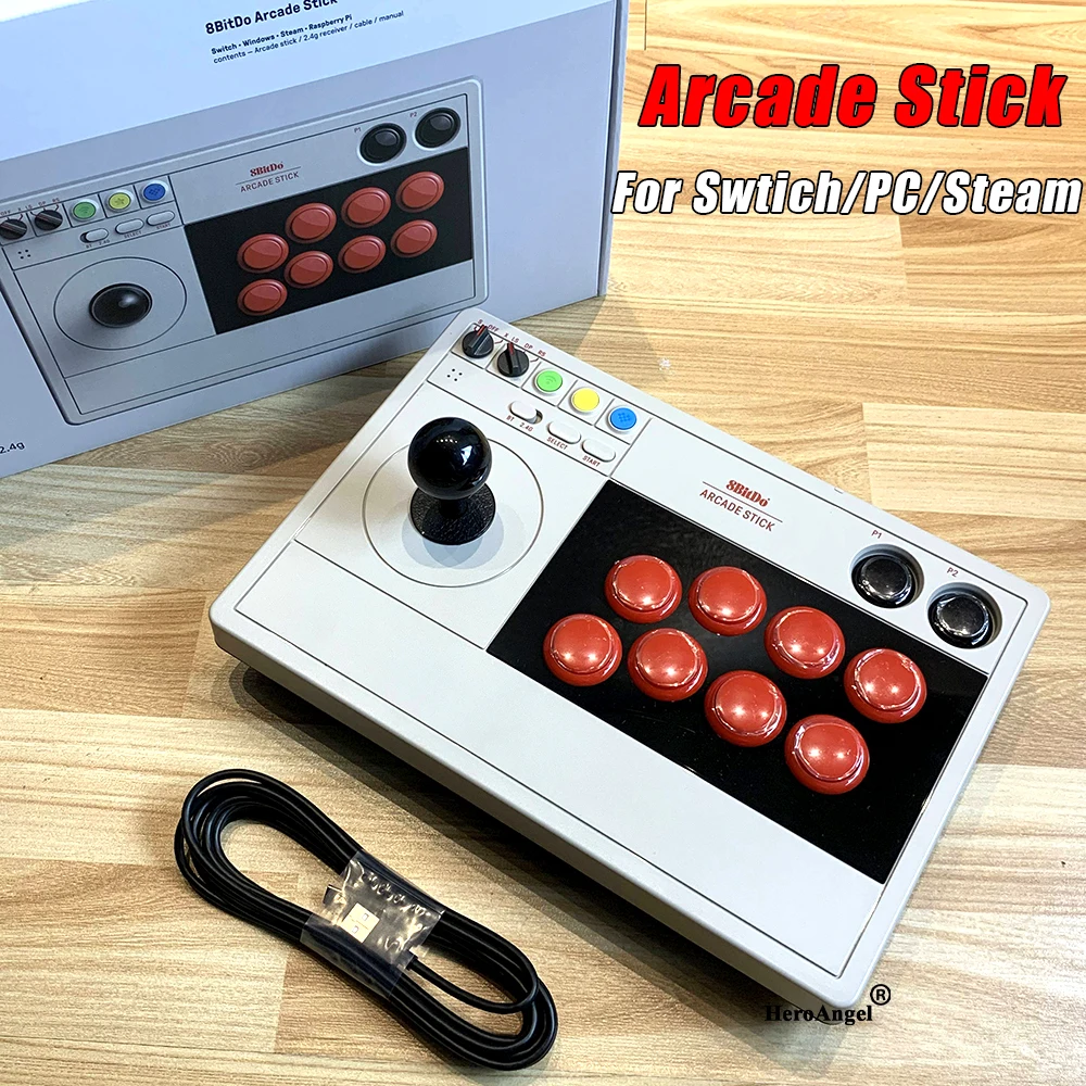 8bitdo Nintendo Switchおよびpc用のワイヤレスアーケードスティック ジョイスティック ジョイスティック コントローラー コンソールアクセサリー Aliexpress 家電製品
