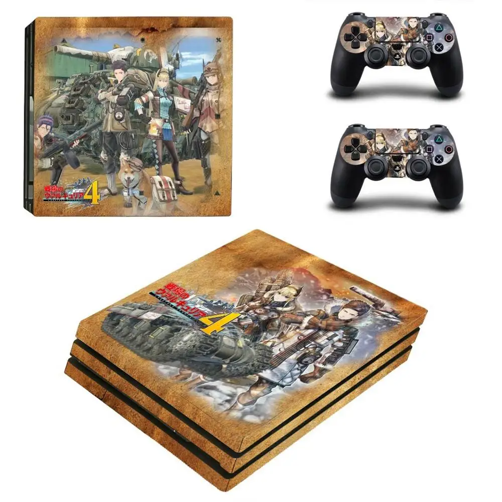 Valkyria Chronicles 4 PS4 Pro стикер s PS 4 Play станция 4 Pro виниловые наклейки на кожу Decas Обложка Pegatinas Adesivos для playstation 4 Pro консоль и контроллер