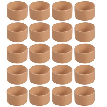 

20Pcs Children DIY Craft Paper Rolls Round Brown Painting Cardboard Tubes