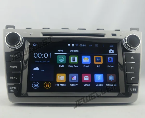 Perfect Quad core 1024*600 HD screen Android 9.0 Car DVD GPS radio Navigation for Mazda 6 2009-2013 with 4G/Wifi,DVR,1080P 3