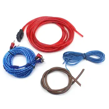 

5m 10GA Car Subwoofer Cable Amplifier Wiring Kit Audio Subwoofer Sub Power Cable Wiring Amp Audio Car electronics