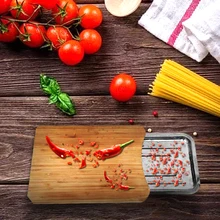 Прочный разделочный блок домашний экологически безопасный инструмент практичные Нескользящие аксессуары раздвижной Поднос кухонный деревянный прямоугольная разделочная доска