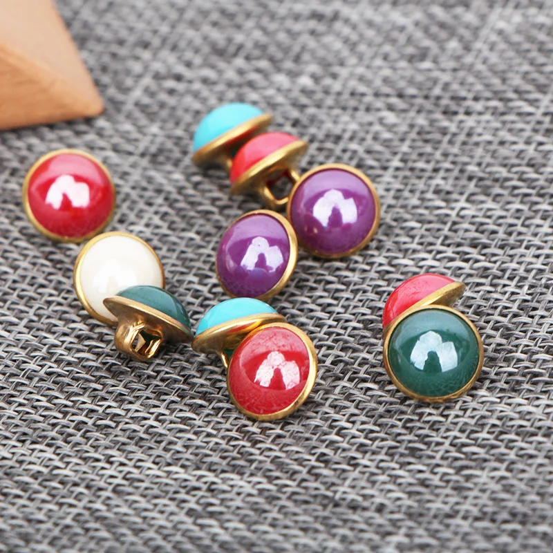 10 шт./компл. металлические пуговицы с жемчужным хвостовиком диаметр мм швейные