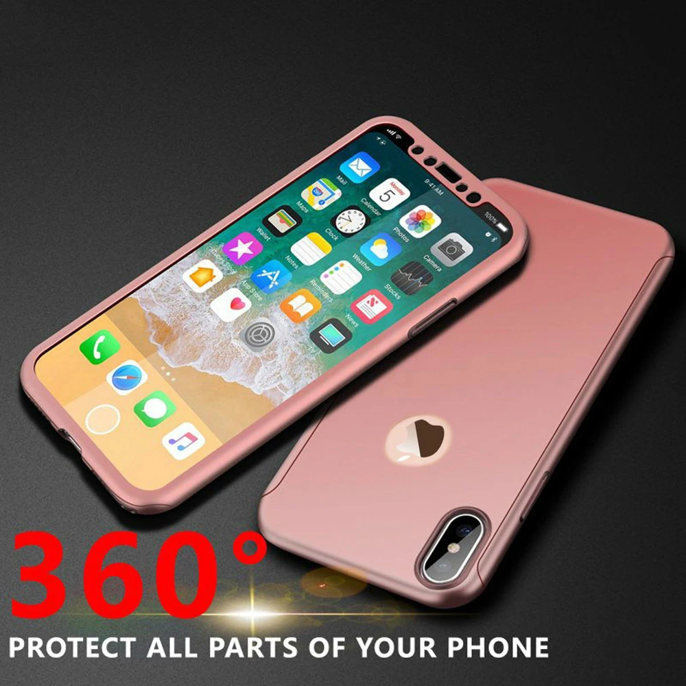 Для iPhone 12 11 Pro XR XS Max мини 360 Полное покрытие защитный противоударный чехол для SE 2020