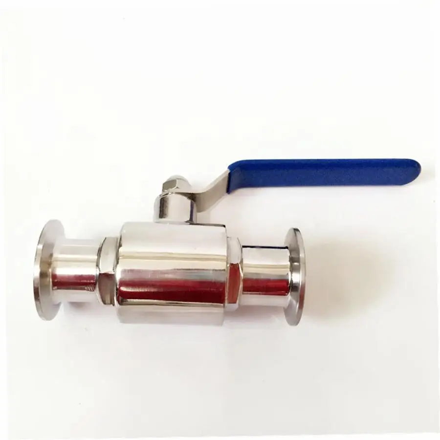 

Fit 76mm Pipe OD x 3" Tri Clamp Sanitary Ball Shut Off Valve SUS 316L Stainless Beer Brewing Home