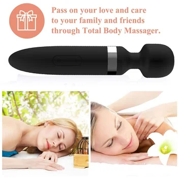 Wireless Dildos AV Vibrator Huge Magic Wand for Women Clitoris Stimulator USB Rechargeable Massager Goods Sex Toys for Adults 18 3