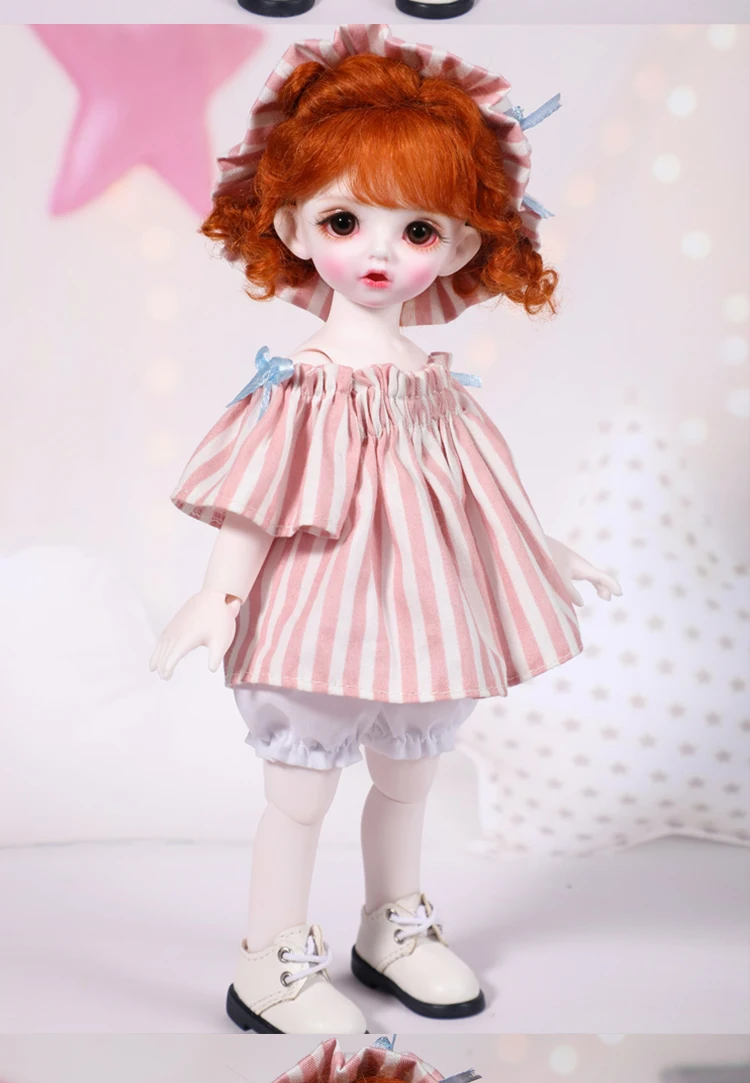 1/6 весы BJD кукла Симпатичные Детские джинсы для маленьких мальчиков или девочек BJD/SD смолы фигурка кукла модель игрушка подарок. Полный комплект с одеждой, обувь, парик A0160Carol YOSD