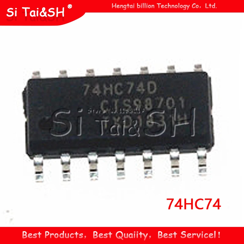 10 шт. 74HC74D SOP14 74HC74 SOP SN74HC74DR SOP-14 SN74HC74 SMD новый и оригинальный IC | Электронные