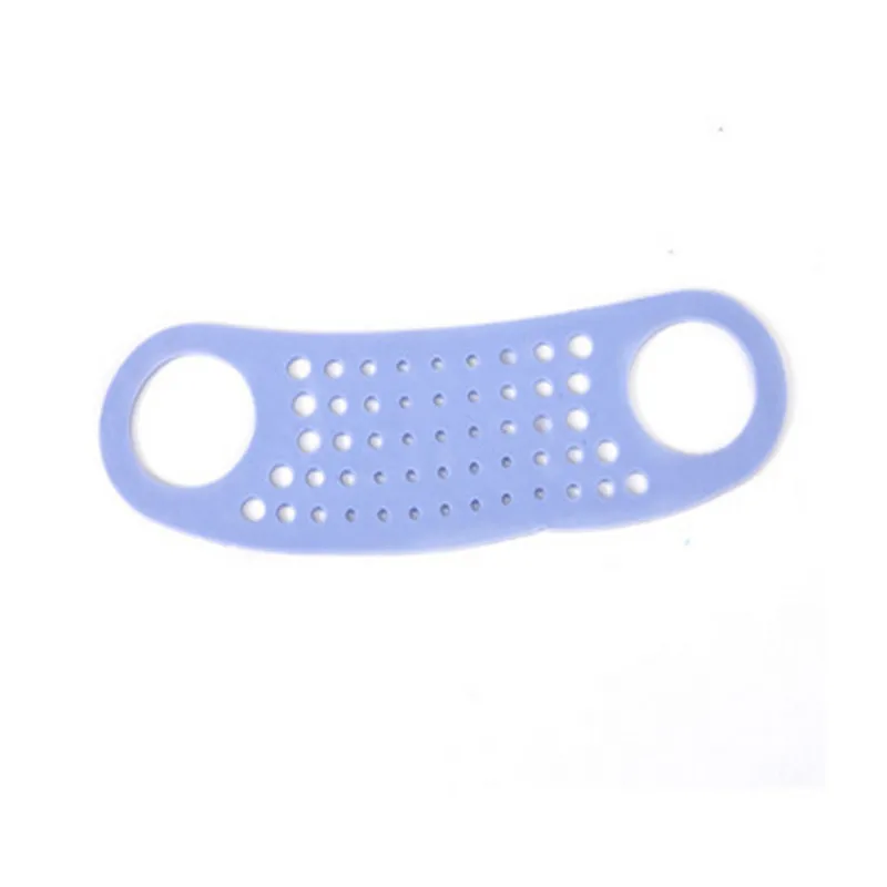 Blue 1 шт., маска для сна, для похудения, двойная, для лица и подбородка, повязка, силиконовый, мощный, V, для подтяжки лица, инструменты, макияж, тонкий ремень, ремешок - Цвет: Blue