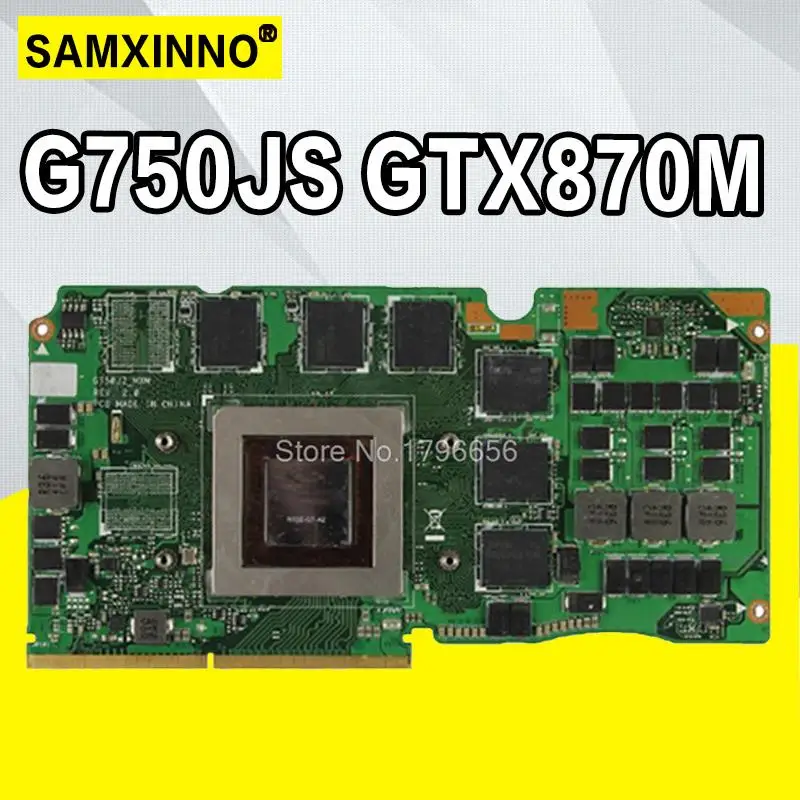 G750JS видеокарта GTX870M для For Asus G750JM G750JW материнская плата VGA Графическая карта тест