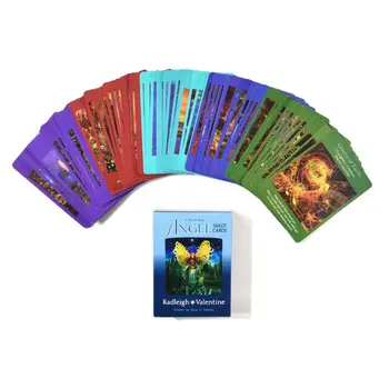 

78pcs Angel Tarot Cards Deck and Guidebook Full English Playing Cards Family Party Board Game