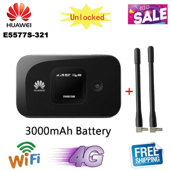 Разблокированный huawei e5577 E5577s-321 150 Мбит/с 3000 мАч аккумулятор huawei e5577 Cs-321 4G LTE мобильный wi-fi-роутер Карманный wifi точка доступа