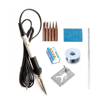 

best Adjustable Temperature Electric Soldering Iron 220V 60W Welding Solder Rework Station Mini Handle Heat Pencil Repair Tools